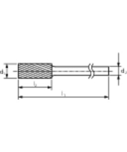 PFERD Trzpienie frezarskie HM ZYA 0313/3 Z5 GL 75