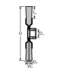 PFERD Szczotki tarczowe, nieplecione POS RBU 12512/M14 ST 0,30