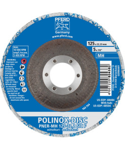 PFERD Dyski z wlókniny sprasowanej POLINOX DISC PNER-MH 115-22,2 SiC F