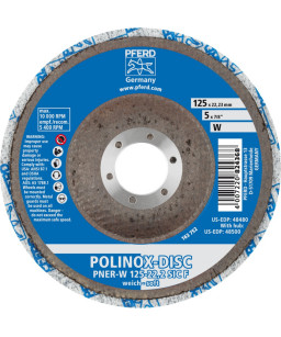 PFERD Dyski z wlókniny sprasowanej POLINOX DISC PNER-W 125-22,2 SiC F