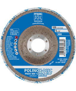 PFERD Dyski z wlókniny sprasowanej POLINOX DISC PNER-MH 125-22,2 SiC F