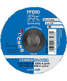 PFERD COMBIDISC-Wykroje wlókninowe CDR PNER-W 5006 A G