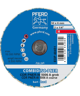 PFERD COMBIDISC-Wykroje wlókninowe CDR PNER-H 5006 A G