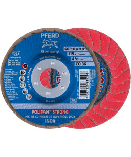 PFERD Sciernica lamelowa POLIFAN PFC 115 CO-FREEZE 36 SGP STRONG INOX