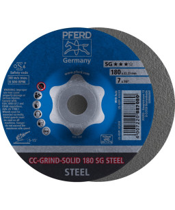PFERD CC-GRIND-Sciernica tarczowa CC-GRIND-SOLID 180 SG STEEL