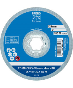 PFERD Wykroje wlókninowe COMBICLICK CC-VRH 125 A 180 M