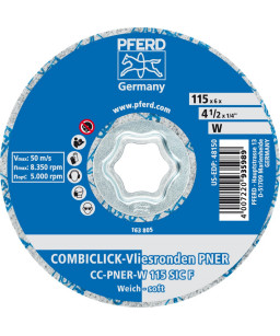 PFERD Wykroje wlókninowe COMBICLICK CC-PNER W 115 SiC F