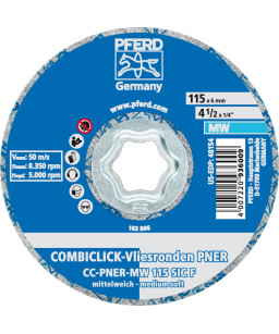 PFERD Wykroje wlókninowe COMBICLICK CC-PNER MW 115 SiC F