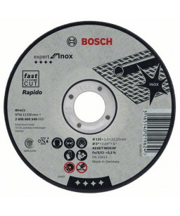 Tarcza tnąca Expert for Inox AS 60 T INOX BF 125mm x 1,0mm 2608600549