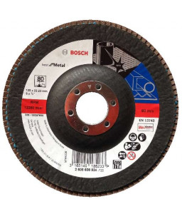 Tarcza Szlifierska Listkowa X571 125mm P80 Bosch 2608606924