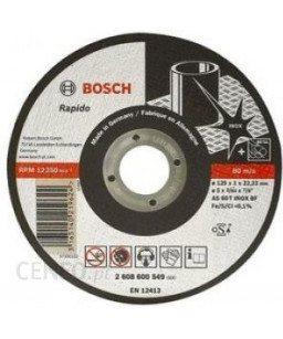 Tarcza ścierna 125X22X3 SEMI-FLEX VC Bosch 2608602218