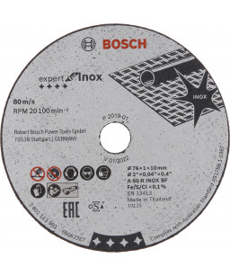 5 szt. Tarcza tnąca 76 x 10 mm Expert for Inox Bosch 2608601520