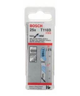Zestaw Brzeszczotów (25szt.)  do wyrzynarki Bosch T 118 B