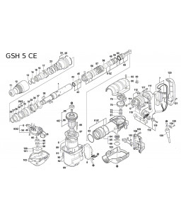 Regulator obrotów młotowiertarki Bosch GSH 5 CE