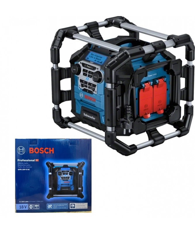 GPB 18V-5 SC DAB+ Radio budowlane Bosch 06014A4100