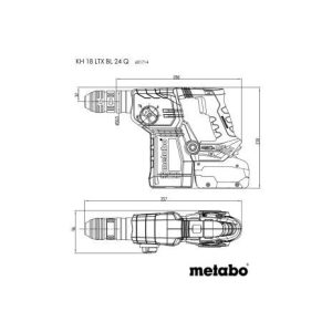 Młot udarowy Metabo KH 18 LTX BL 24 Q 18V SDS-Plus | FixPol