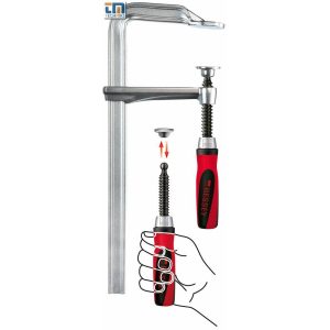 Ścisk śrubowy ślusarski stalowy 160 x 80 mm GZ16-2K