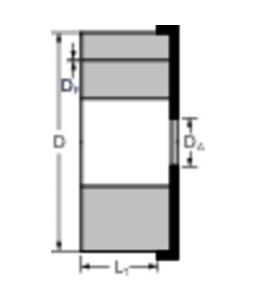 PFERD Szczotka talerzowa, niepleciona DBU 100/22,2 REC SiC 80 1,14 FLEX