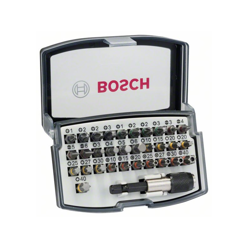 32 szt. bitów i końcówek zestaw Bosch 2607017319