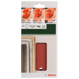 Papier ścierny do szlifierki Bosch 185x93mm 10 szt. 2609256A92