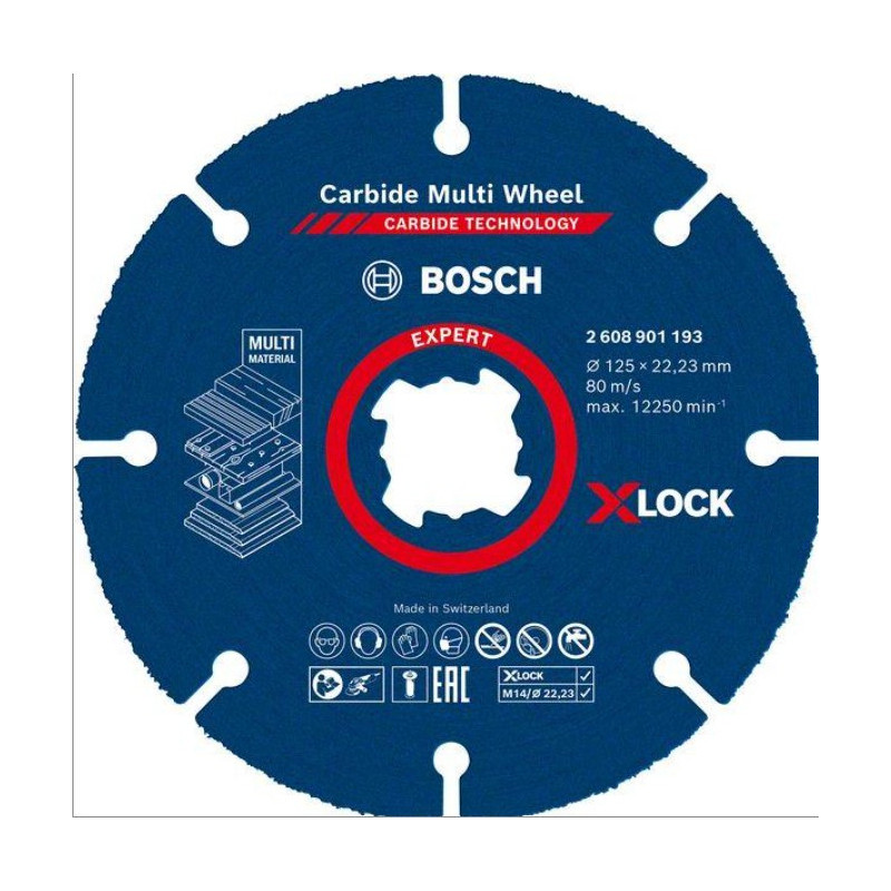 Tarcza tnąca 125x22,23mm X-LOCK EXPERT Carbide Bosch 2608901193