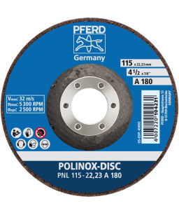 PFERD Dysk z wlókniny POLINOX PNL 115-22,23 A 180