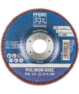PFERD Dysk z wlókniny POLINOX PNL 125-22,23 A 280