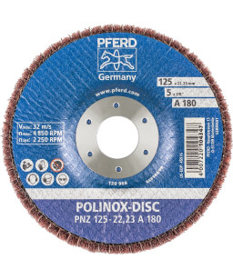 PFERD Dysk z wlókniny POLINOX PNZ 125-22,23 A 180