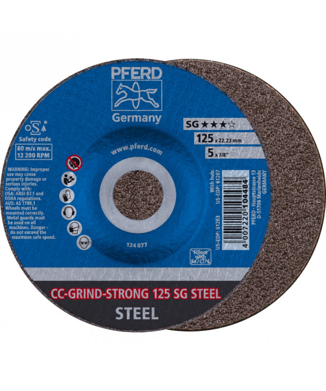 PFERD CC-GRIND-Sciernica tarczowa CC-GRIND-STRONG 125 SG STEEL