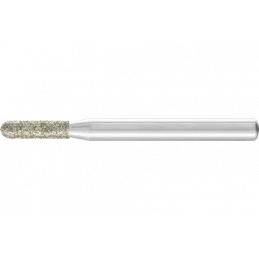 Diamentowa ściernica kulisto-walcowa Ø5,0 mm, trzpień Ø6 mm D357 (zgrubna) do szlifowania TWS/ CFRP Pferd