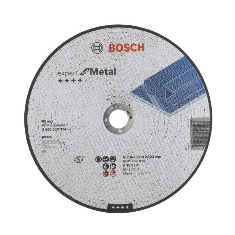 Tarcza tnąca prosta Expert for Metal Bosch 230mm x 3mm