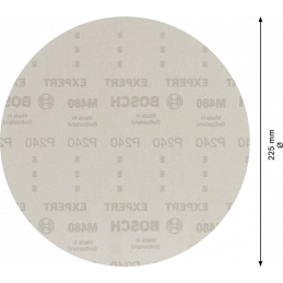 1 szt Siatka ścierna M480 225 mm Gr 240 Bosch
