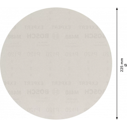 1 szt Siatka ścierna M480 225 mm Gr 120 Bosch
