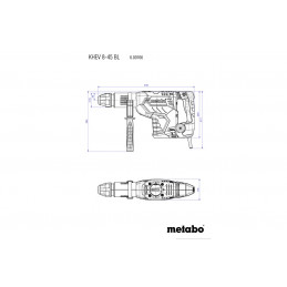 KHEV 8-45 BL Młotowiertarka SDS-max 12.2 J Metabo 600766500