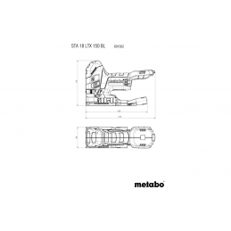 STAB 18 LTX 150 BL Wyrzynarka Akumulatorowa Metabo 601503850