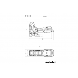 ST 18 L 90 Wyrzynarka Akumulatorowa Metabo 601047840