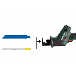 SSE 18 LTX COMPACT Piła szablasta akumulatorowa Metabo 602266500