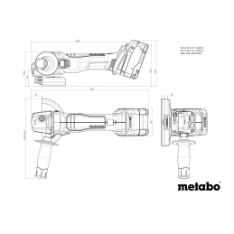 W 18 L BL 9-115 Szlifierka kątowa aku Metabo 602373850