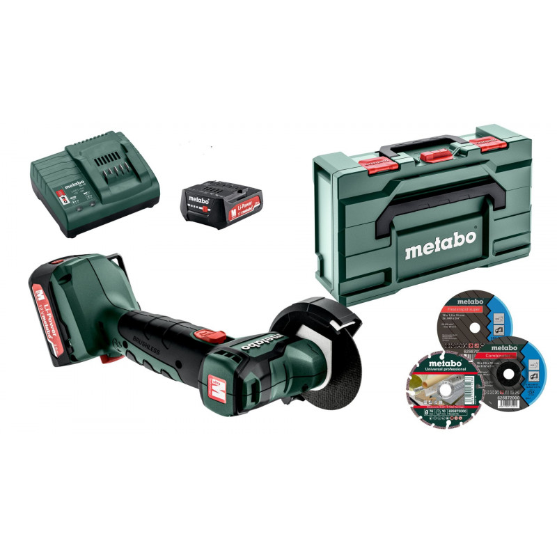 POWERMAXX CC 12 BL Akum. Szlifierka kątowa Metabo 600348500