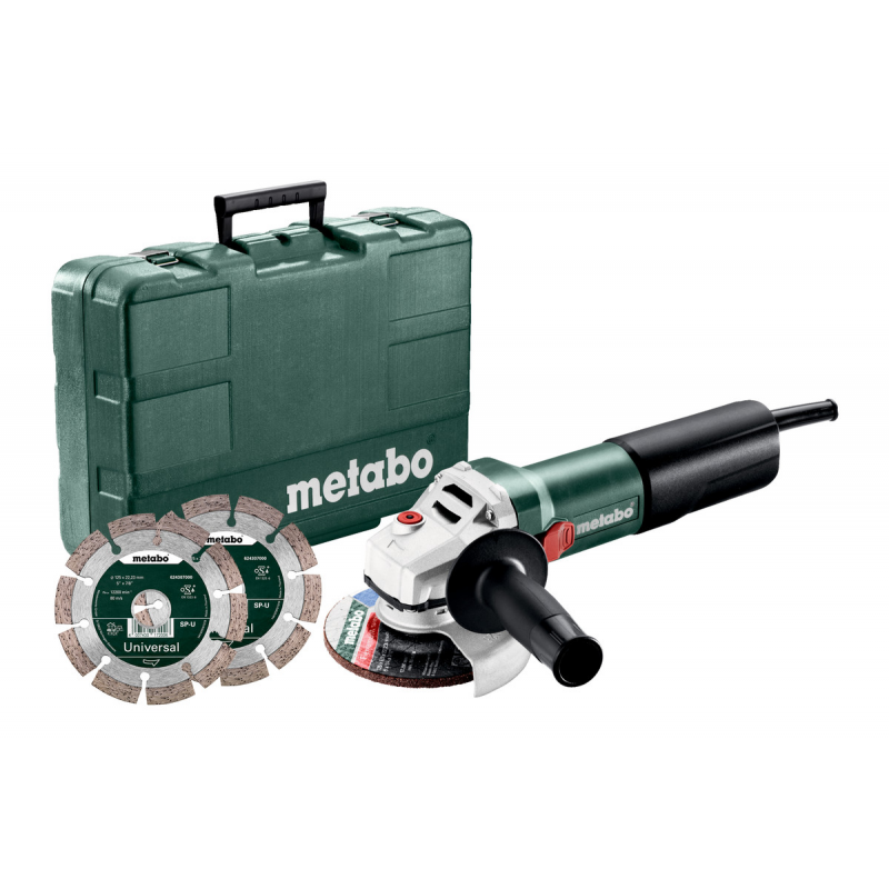 WQ 1100-125 SET Sieciowa Szlifierka kątowa Metabo 610035510