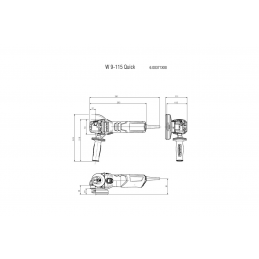 W 9-115 QUICK Sieciowa Szlifierka kątowa Metabo 600371000