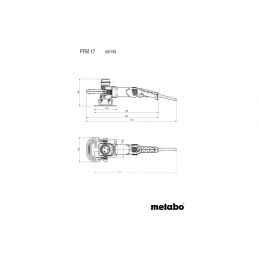 PFM 17 FREZARKA DO SPOIN CZOŁOWYCH Metabo 601789500