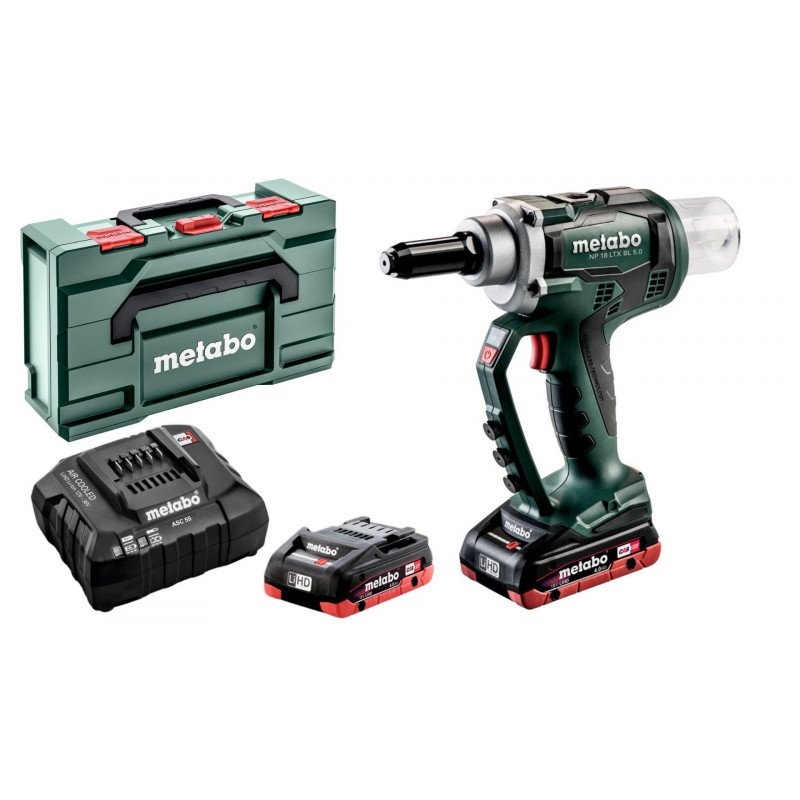 NP 18 LTX BL 5.0 Akum. Nitownica do nitów zrywalnych Metabo 619002800