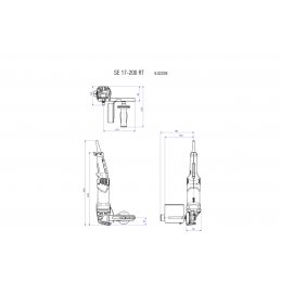 SE 17-200 RT SET SATYNIARKA Sieciowa Metabox Metabo 602259500