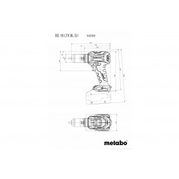 BS 18 LTX BL Q I WIertarko wkrętarka 18V Metabo 602359840