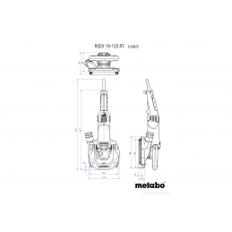 RSEV 19-125 RT Szlifierka do renowacji Metabo 603825710