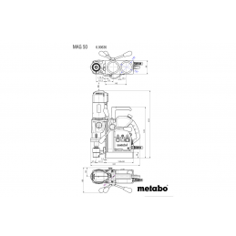 MAG 50 Wiertarka magnetyczna Metabo 600636500