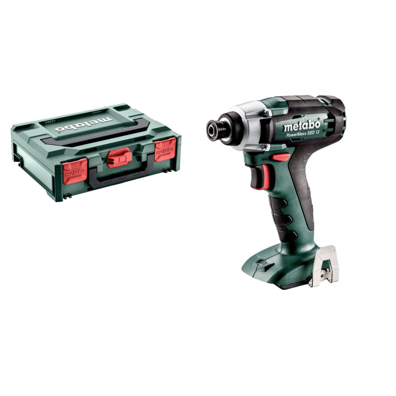 PowerMaxx SSD 12 BL Akum. Zakrętak Udarowy Metabox Metabo 601114840