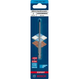 Wiertło EXPERT HEX-9 HardCeramic 3 x 90 mm Bosch 2608900587