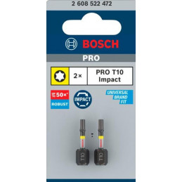 Bit PRO Torx Impact 25mm T10 Bosch 2608522472 (1opak/2szt)